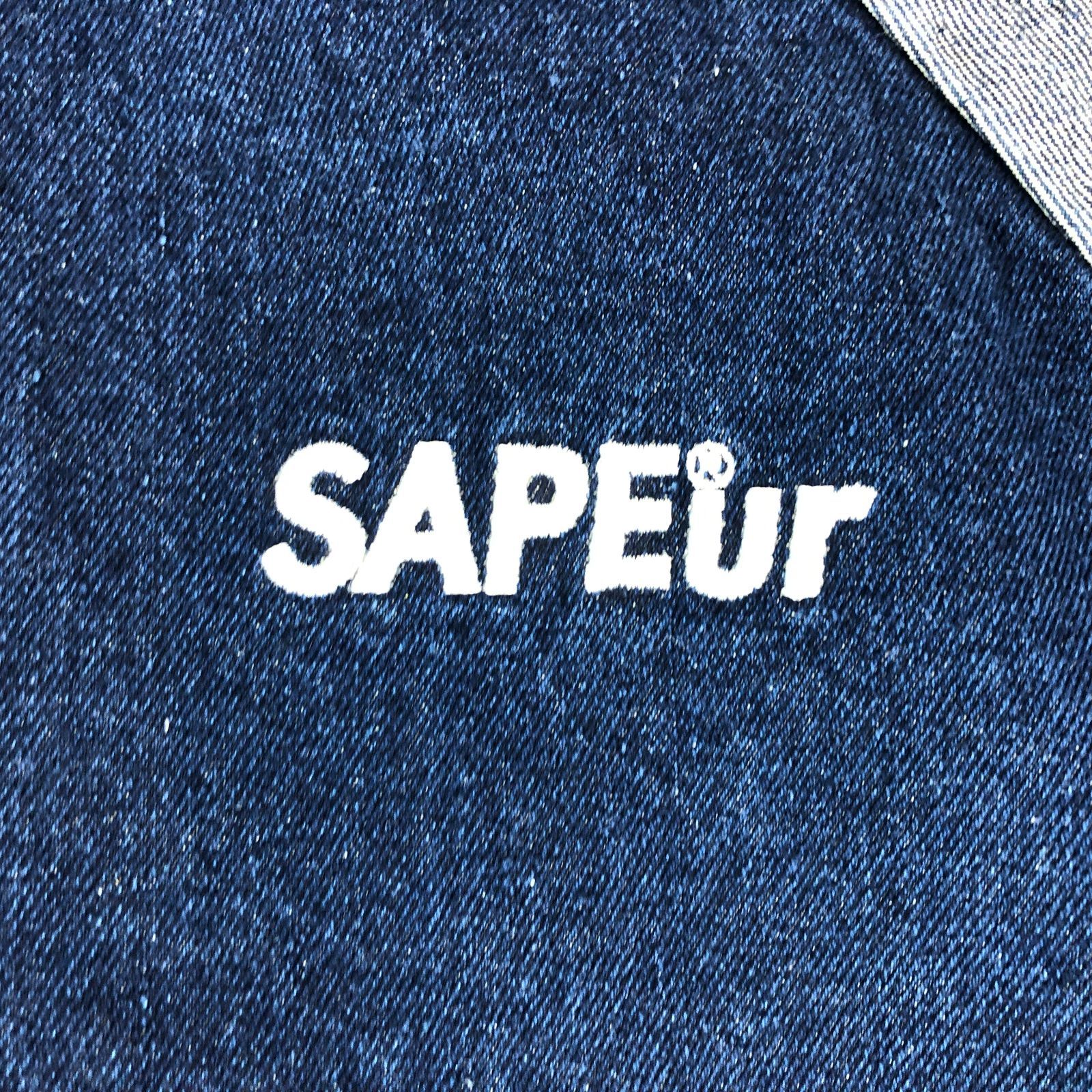 SAPEur DENIM COACH JACKET XL サプール デニム コーチ ジャケット /m  