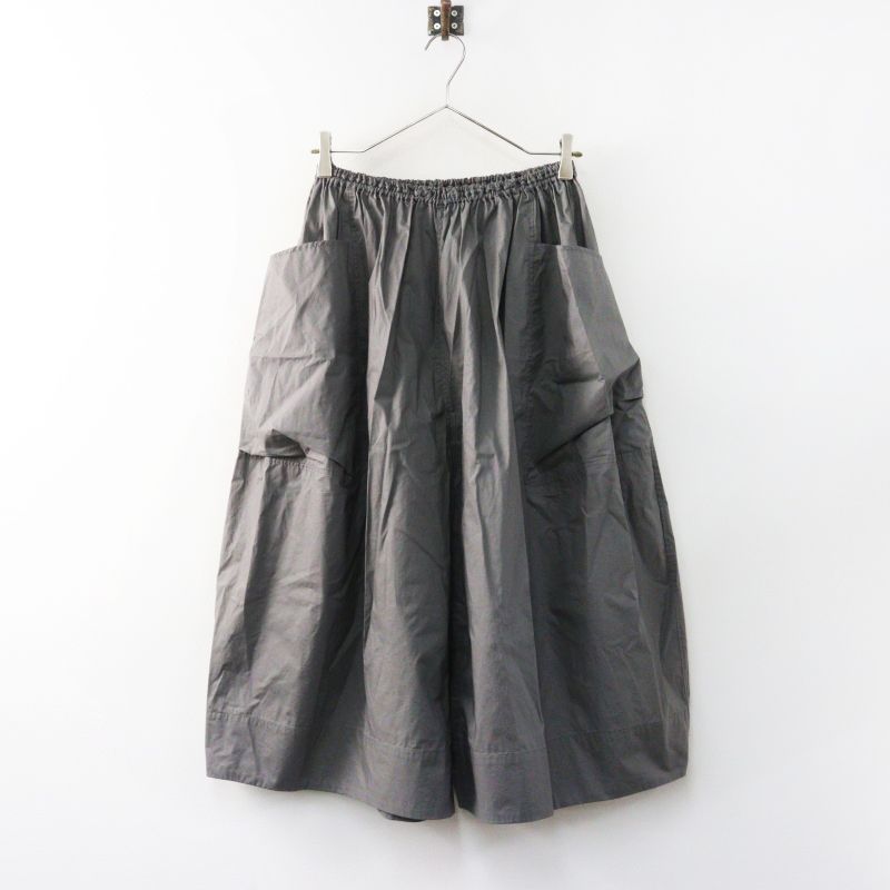 今季 2026SS テンハンドクラフテッドモダン TENNE HANDCRAFTED MODERN ビッグポケット キュロットパンツ F グレー／【2400015107158】