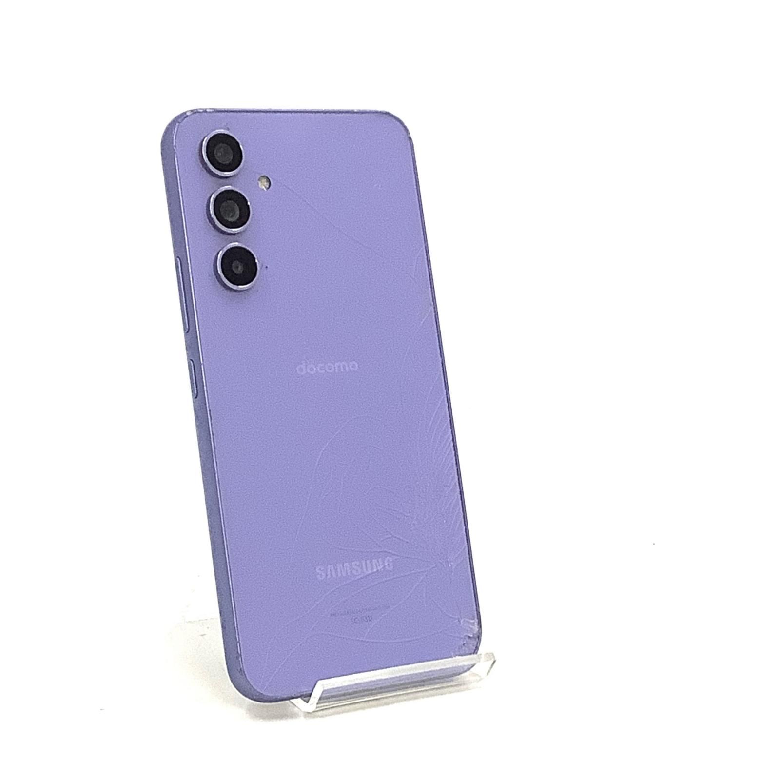 【最速発送】SAMSUNG Galaxy A54 5G 128GB オーサムバイオレット docomo SIMフリー SC-53D 白ロム【難有】