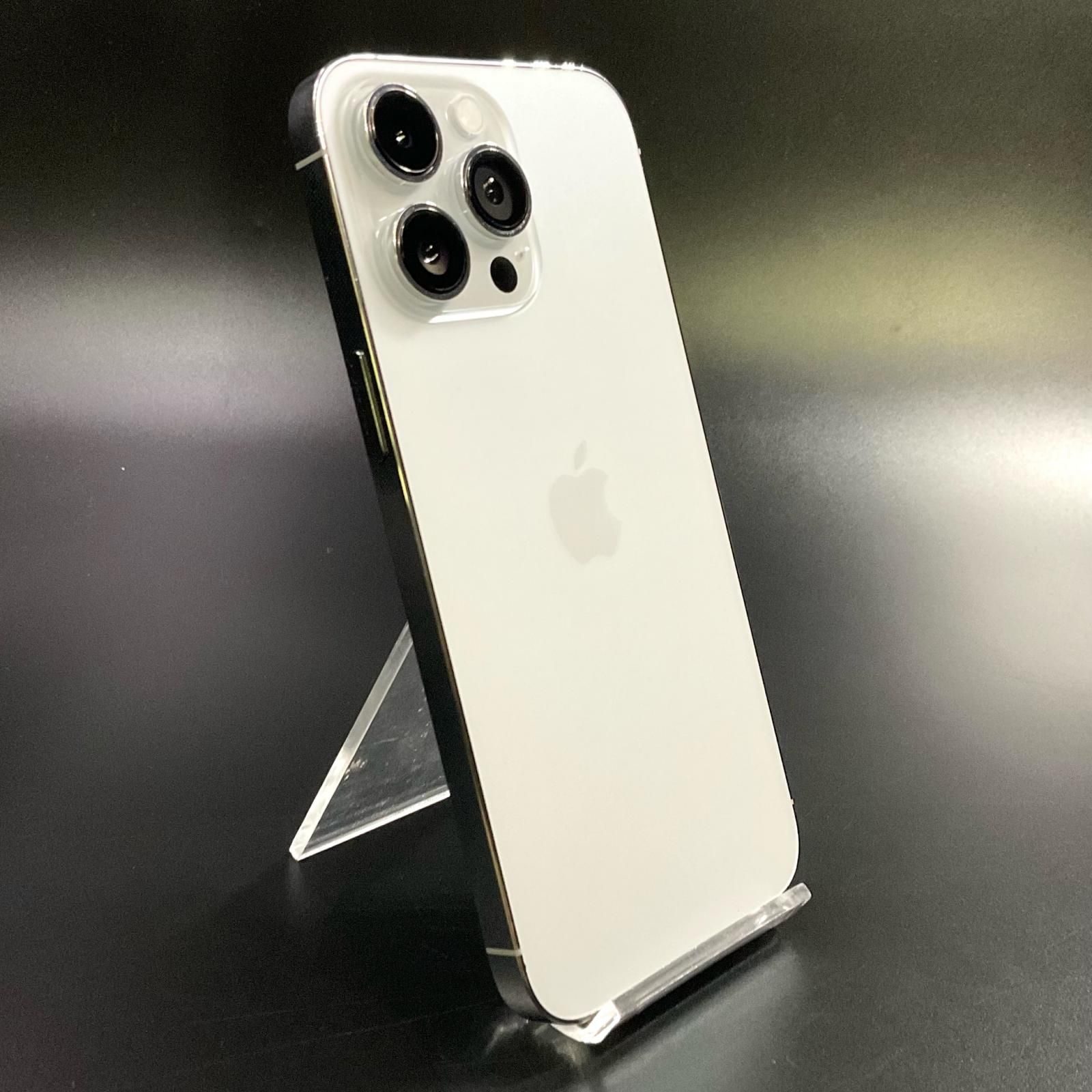 【全額返金保証】【最速発送】 iPhone 14 Pro Max 512GB シルバー au SIMフリー 白ロム 動作確認済 81%