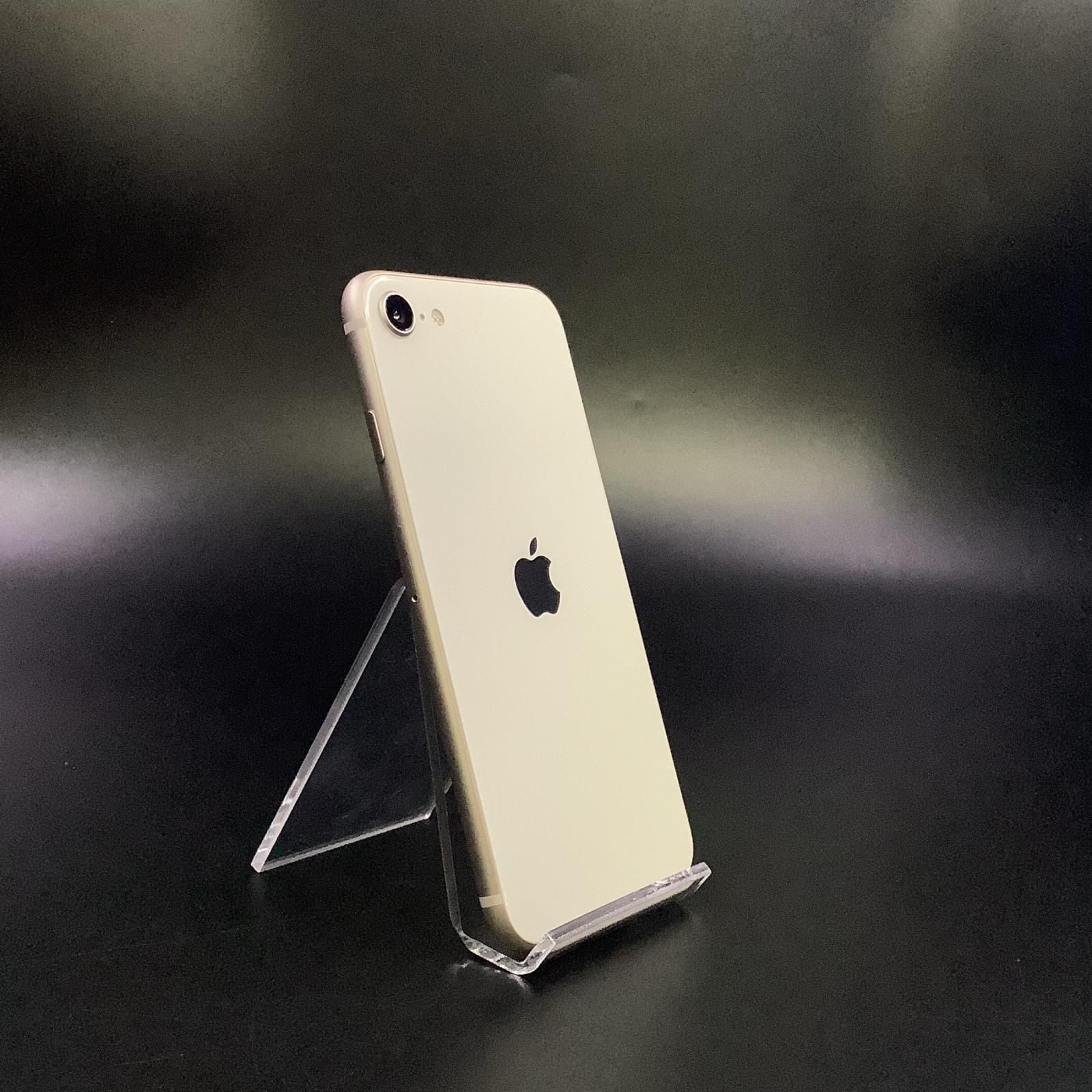 【全額返金保証】【最速発送】 iPhone SE（第3世代） 64GB スターライト Softbank SIMフリー 白ロム 美品 動作確認済 95%