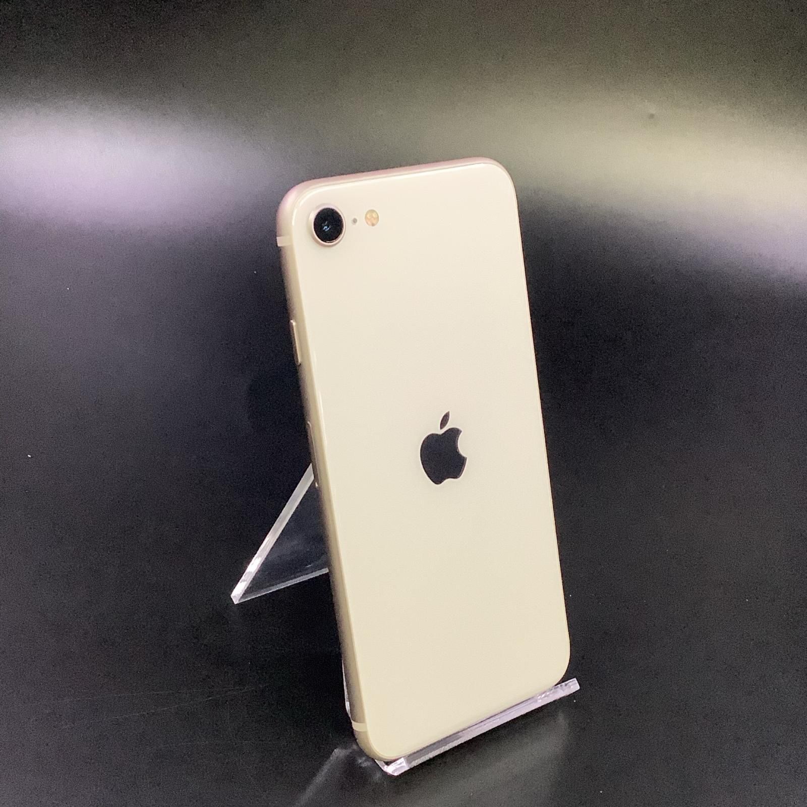 【全額返金保証】【最速発送】 iPhone SE（第3世代） 64GB スターライト Softbank SIMフリー 白ロム 美品 動作確認済 97%