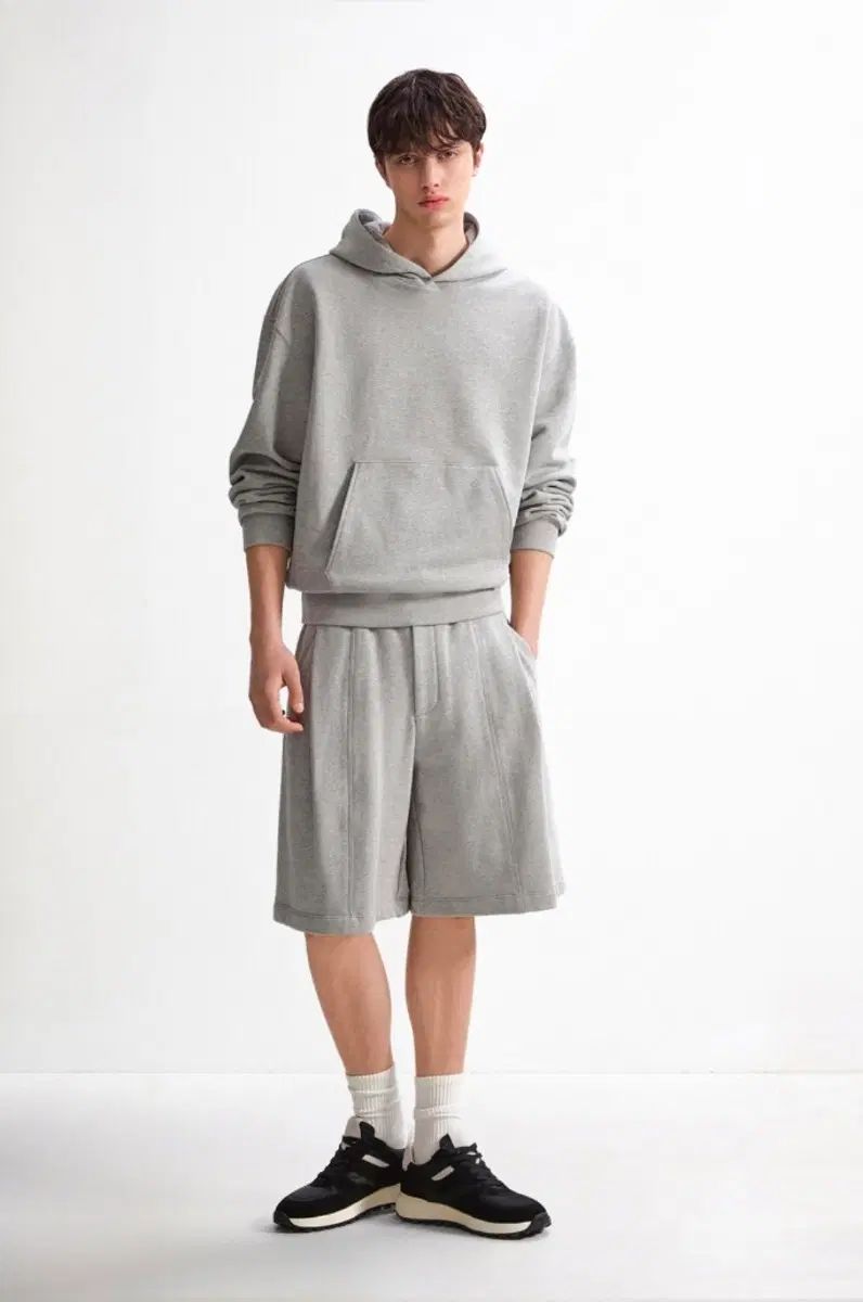 出品 SYSTEM homme 26SS ピンタック 밴ディング ワイド ショーツ (86)