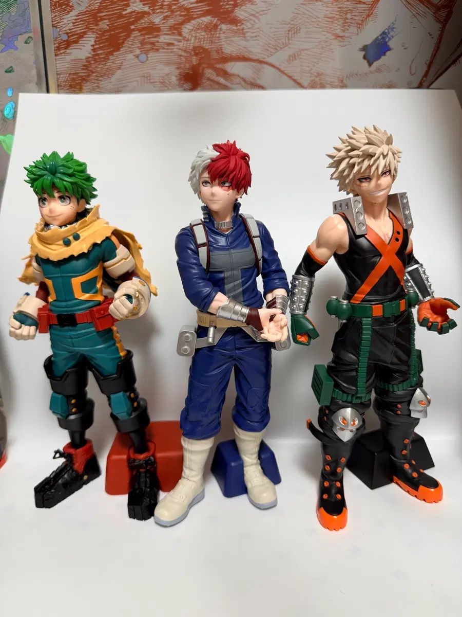 まとめ 送料込み) BANPRESTO(バンプレスト) 新緑(しんりょく)組(ぐみ) 緑 谷出久 轟 焦凍 爆豪 勝己