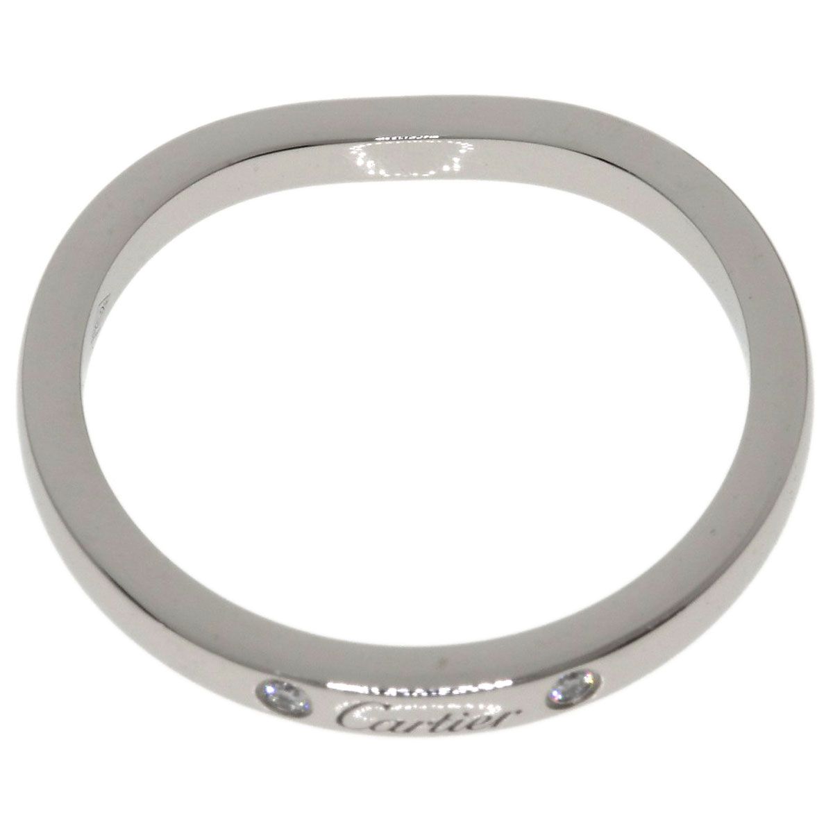 CARTIER カルティエ バレリーナ ウェディング ダイヤモンド #49 リング・指輪 PT950 レディース [中古]
