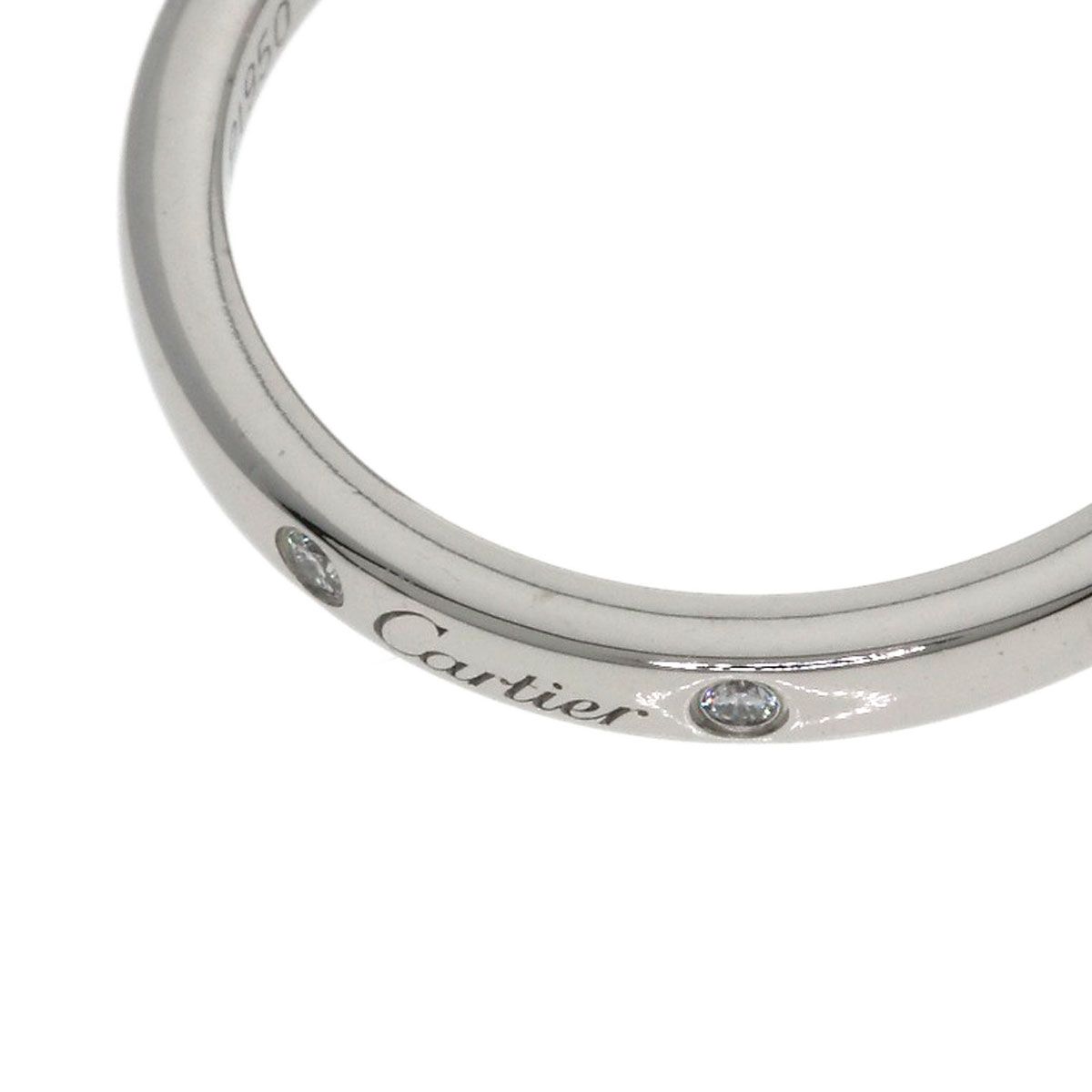 CARTIER カルティエ バレリーナ ウェディング ダイヤモンド #49 リング・指輪 PT950 レディース [中古]