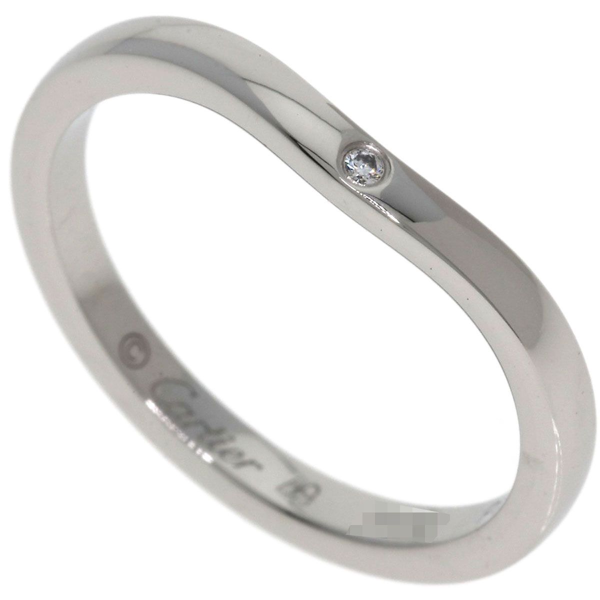 CARTIER カルティエ バレリーナ ウェディング ダイヤモンド #49 リング・指輪 PT950 レディース [中古]