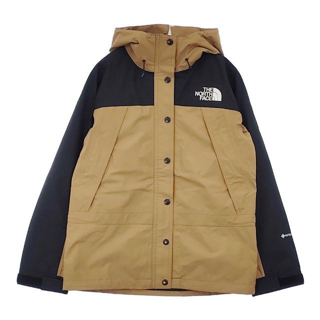 THE NORTH FACE マウンテンライトジャケット NPW61831 GORE-TEX マウンテンパーカー ベージュ ブラック レディース ザノースフェイス【中古】6-0725M∞