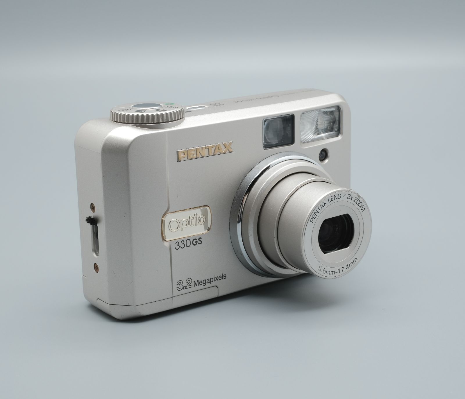 □完動品 PENTAX Optio 330GS コンパクトデジタルカメラ 単三電池仕様