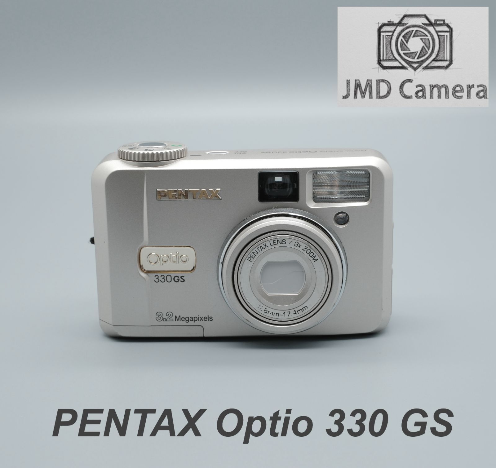 □完動品 PENTAX Optio 330GS コンパクトデジタルカメラ 単三電池仕様