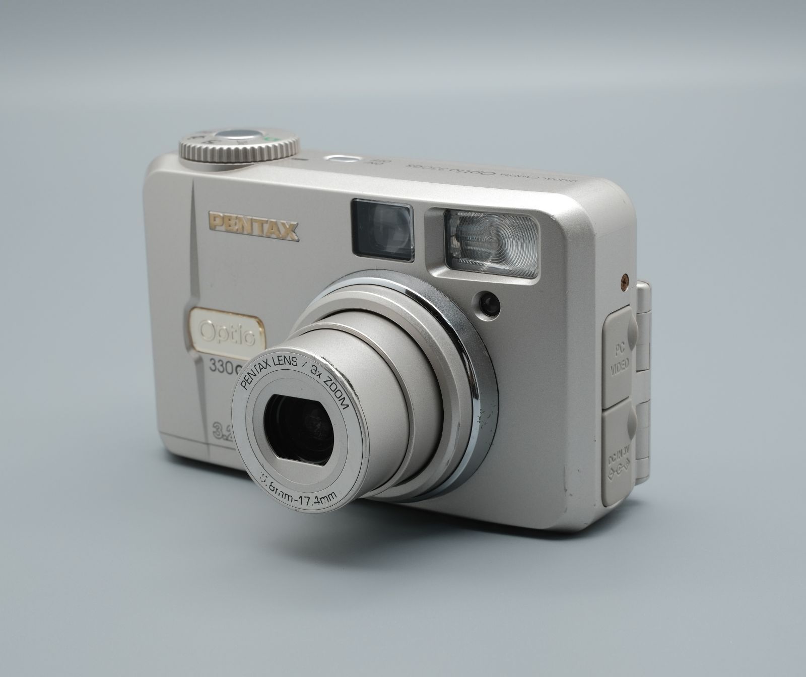 □完動品 PENTAX Optio 330GS コンパクトデジタルカメラ 単三電池仕様