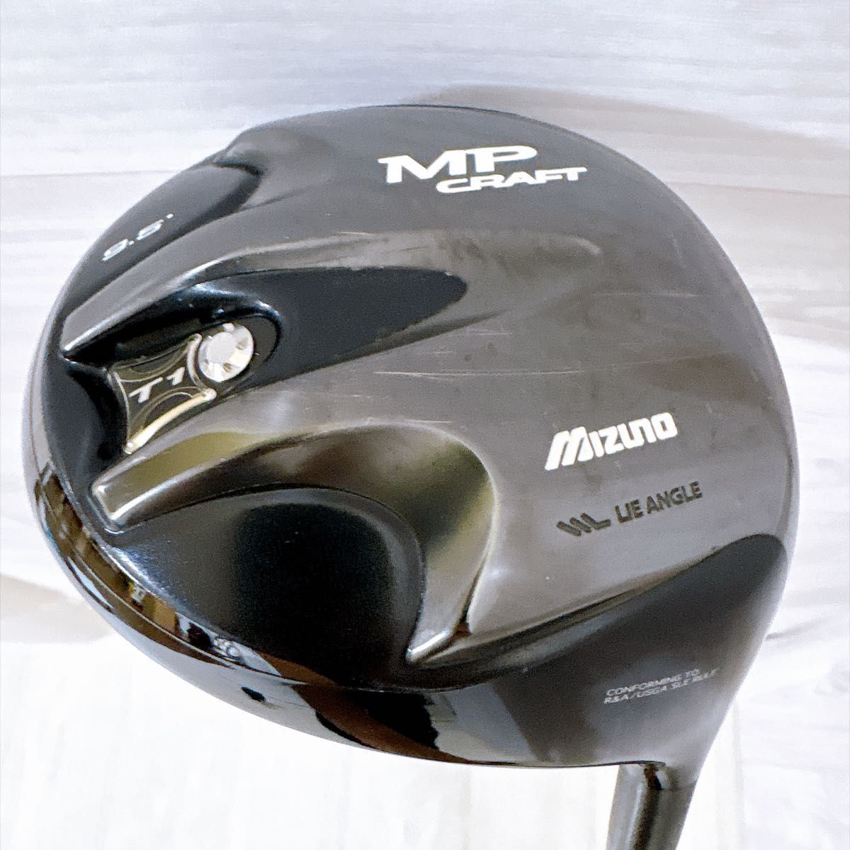 良品 MIZUNO MP CRAFT T1 ブラック ミズノ ドライバー 1w 9.5° フレックスS 右利き G-0745