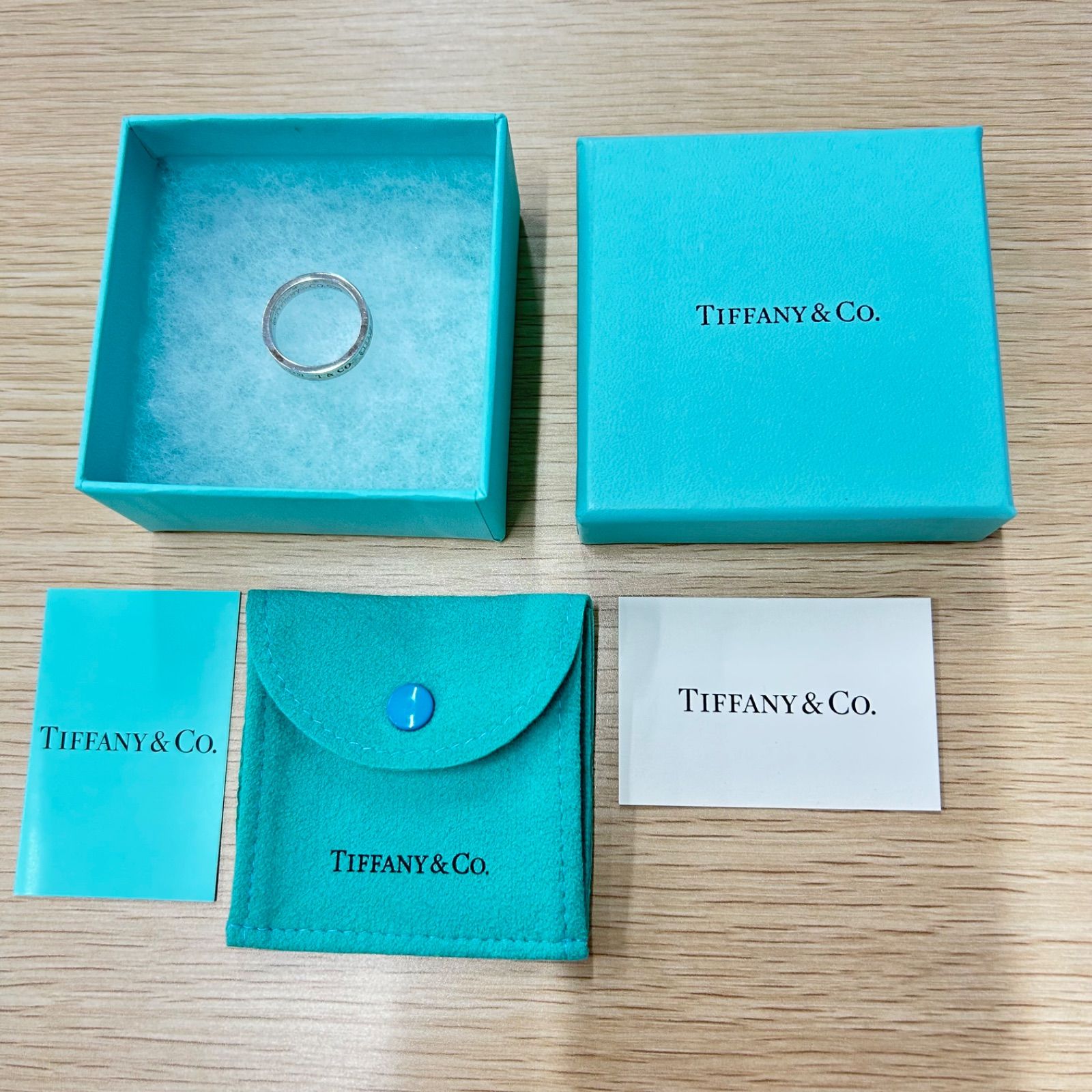 Tiffany & Co. ナローリング シルバー925 1837