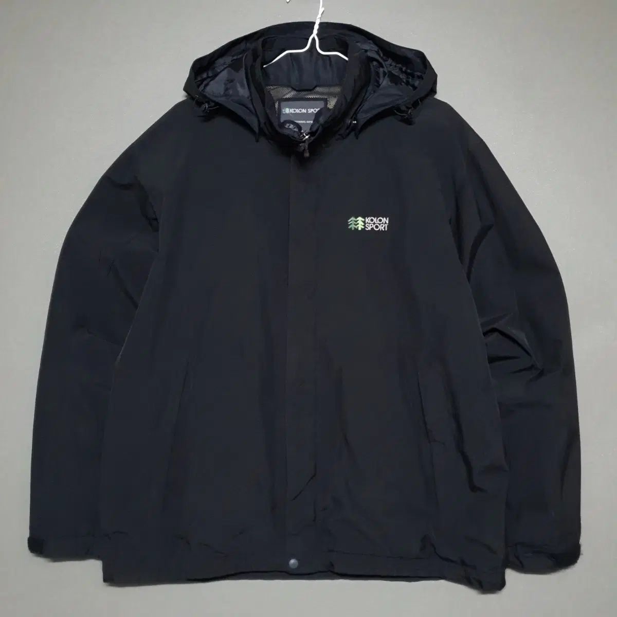 100 (L) KOLON SPORT コーロンスポーツ GORE-TEX ゴアテックス パフォーマンスシェル ウィンドブレーカー マウンテン ジャケット ブラック