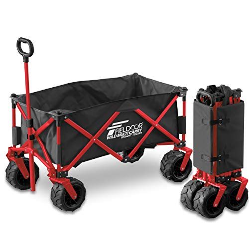 msFIELDOOR キャリーカート ワイルドマルチキャリー 【スマートタフ】 折りたたみ式多用途ワゴン 耐荷重150kg コンパクト収納 アウトドア キャンプ レジャー 13,166円