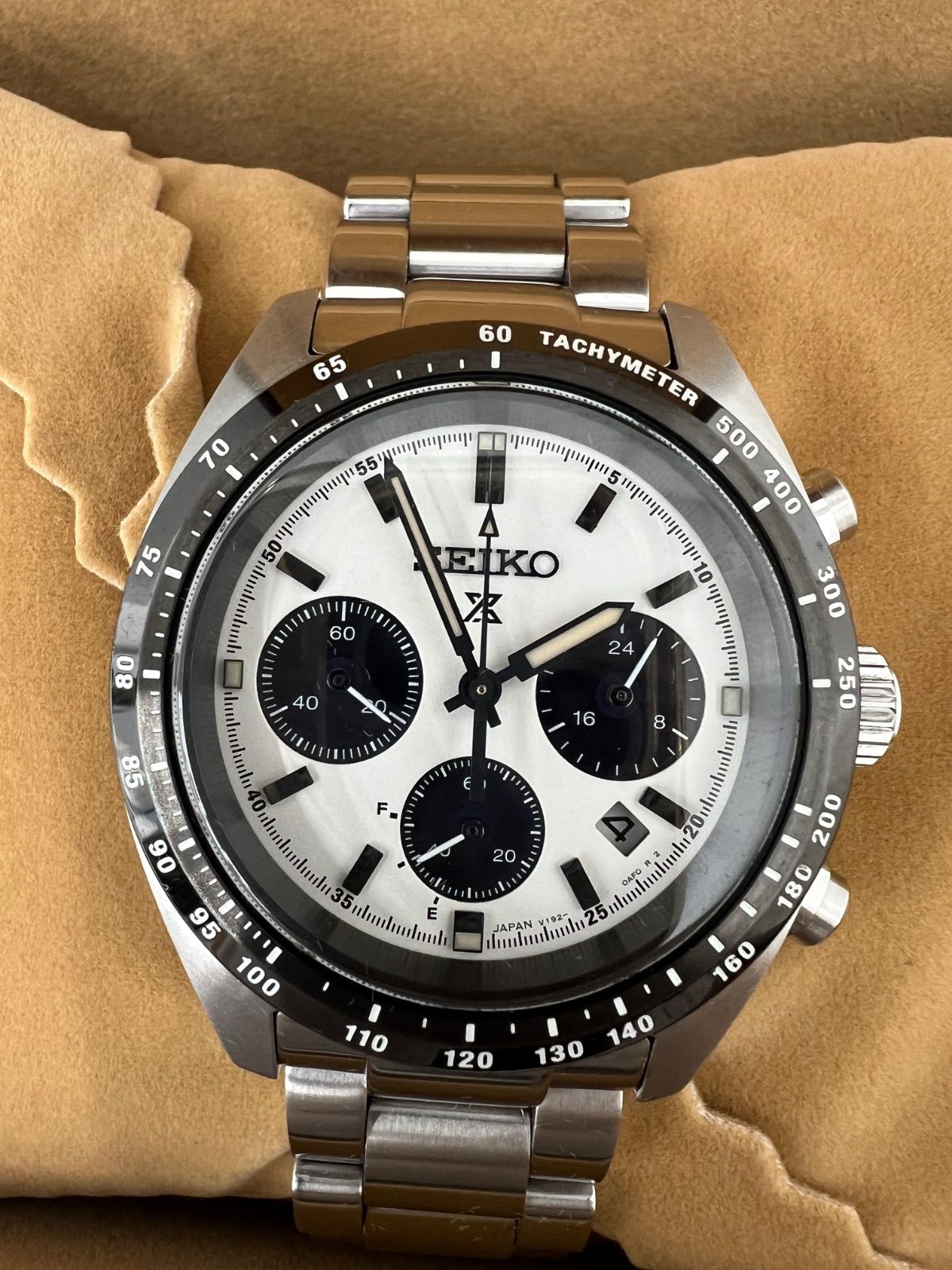 SEIKO PROSPEX スピードタイマー ソーラークロノグラフ SBDL085【稼働品】