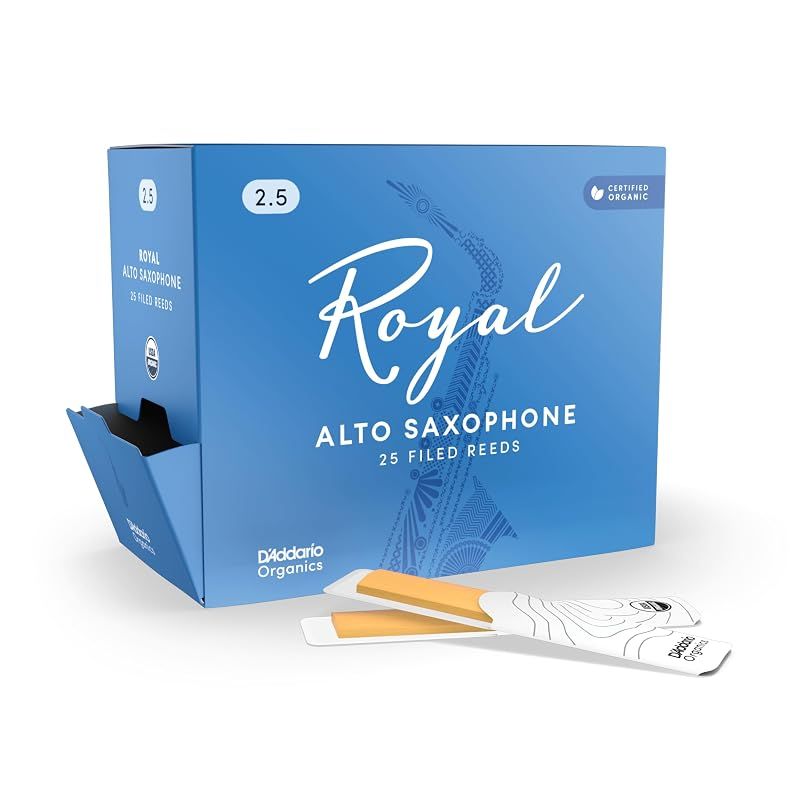 D'Addario WoodWinds ダダリオ リード アルトサックス用 ROYAL RJB0125-B25 [硬さ:2.5] 25枚入り(個別包装) 【国内正規品】
