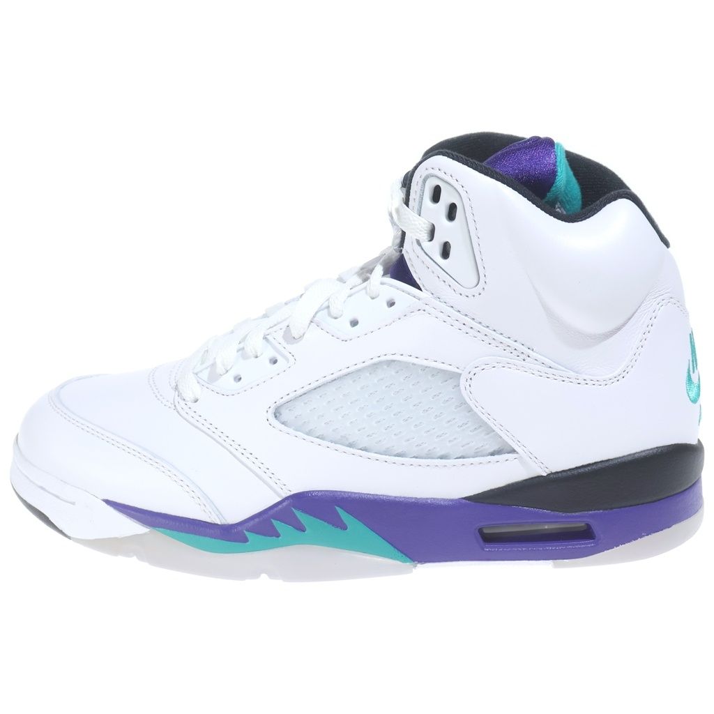 NIKE (ナイキ) AIR JORDAN 5 RETRO GRAPE HQ7978-100 エアジョーダン5 レトロ グレープ ハイカットスニーカー ホワイト/パープル US9/27cm