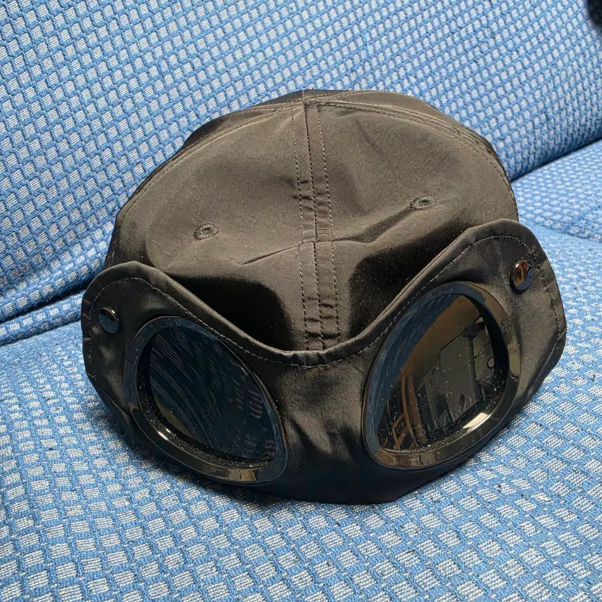 C.P. COMPANY シーピーカンパニー ブラック ナイロン ゴーグル キャップ XL C.P. COMPANY シーピーカンパニー ブラック ナイロン ゴーグル キャップ XL