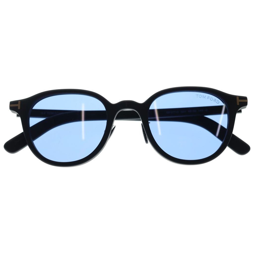 TOM FORD (トムフォード) TF977-D アジアンフィット ウェリントンフレーム カラーレンズ サングラス メガネ ブラック/ブルー 25,153円