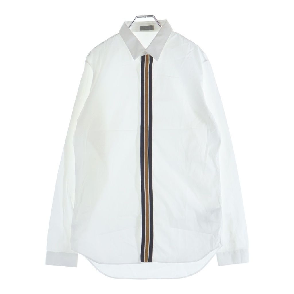 Dior HOMME (ディオールオム) L/S Shirt 長袖比翼シャツ ホワイト 533C517A3289