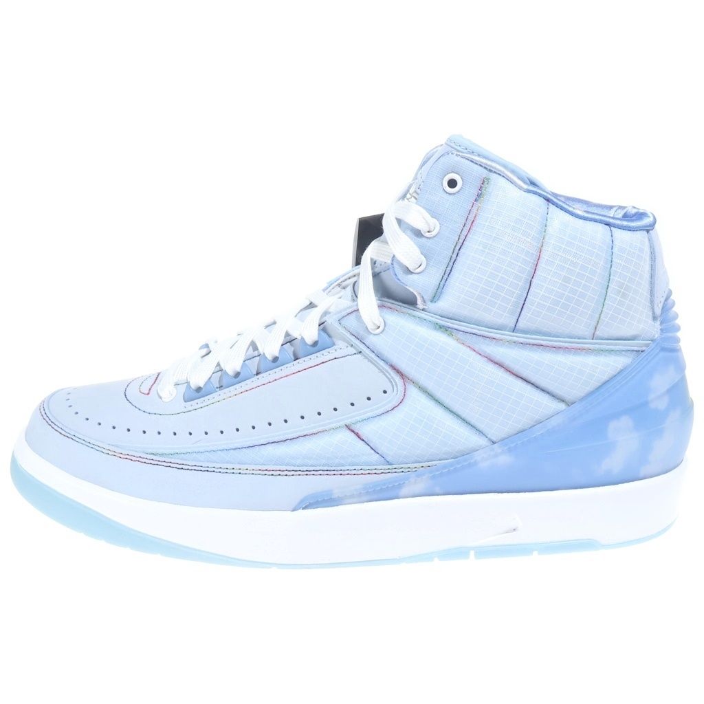 NIKE (ナイキ) ×J.BALVIN AIR JORDAN2 RETRO SP DQ7691-419 Jバルビン エアジョーダン2 レトロ ハイカットスニーカー ブルー US10/28cm