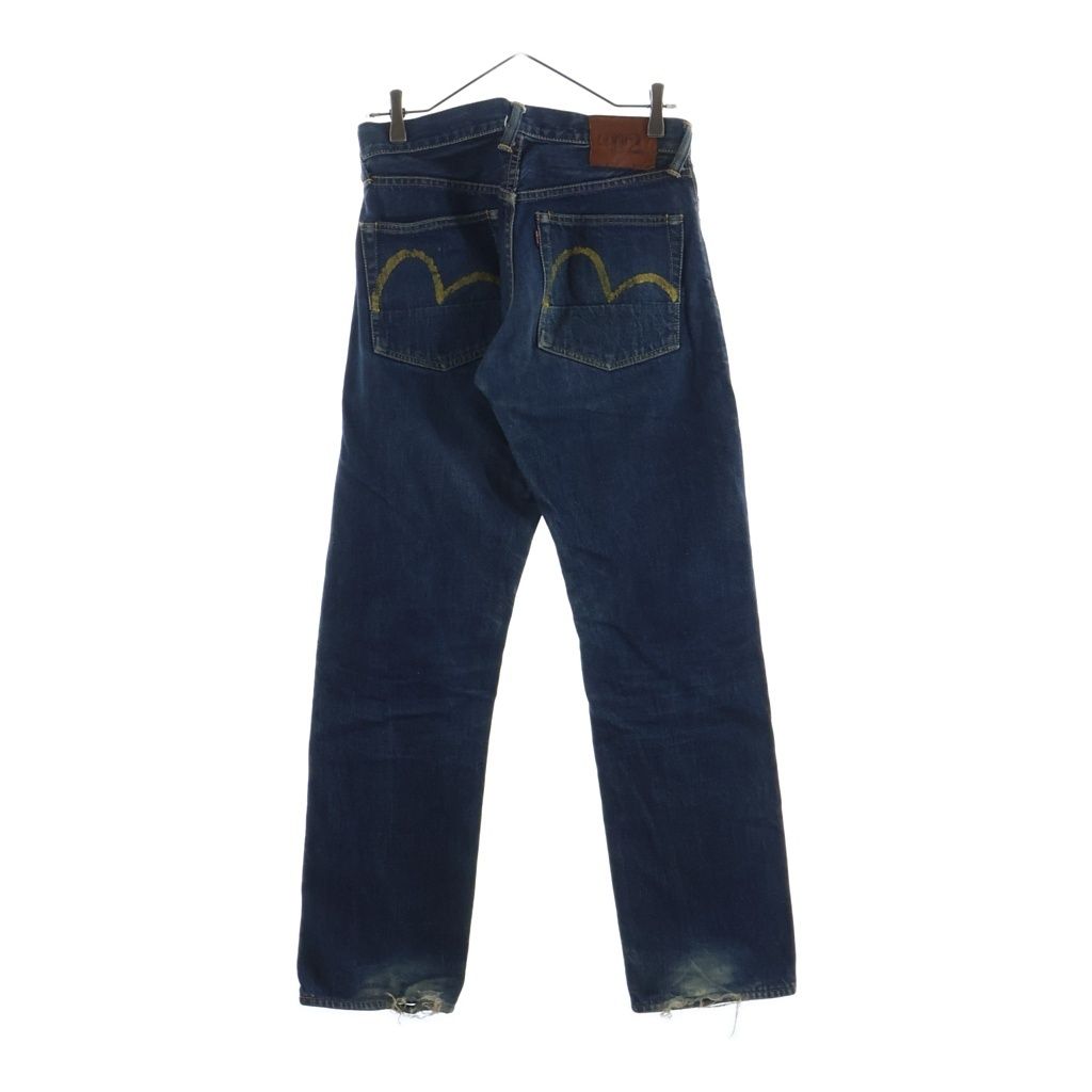 EVISU エビス No2 2000デニムパンツ ペイント EVISU (エビス) 00s No.2 2000 Denim Pants ボタンフライ ペイント