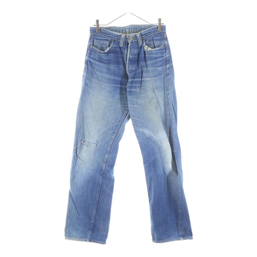 DENIME (ドゥニーム) VINTAGE 片面タグ ボタンフライ デニム ストレートパンツ インディゴ
