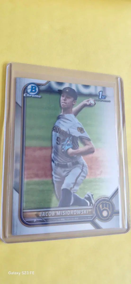 MLB ミルウォーキー ジェイコブ(JACOB) ミザーロウスキー 1st クロムカード