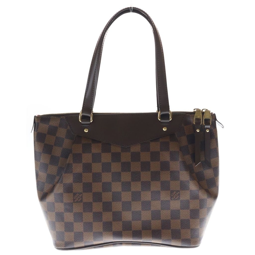 LOUIS VUITTON (ルイヴィトン) ダミエ ウェストミンスターGM PVC レザー ハンドバッグ トートバッグ ブラウン N41103 60,500円