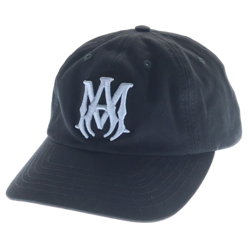 AMIRI (アミリ) MA DENIM CAP ロゴ刺繍 デニム ベースボールキャップ 帽子 ブラック AMSAHE1021 38,500円