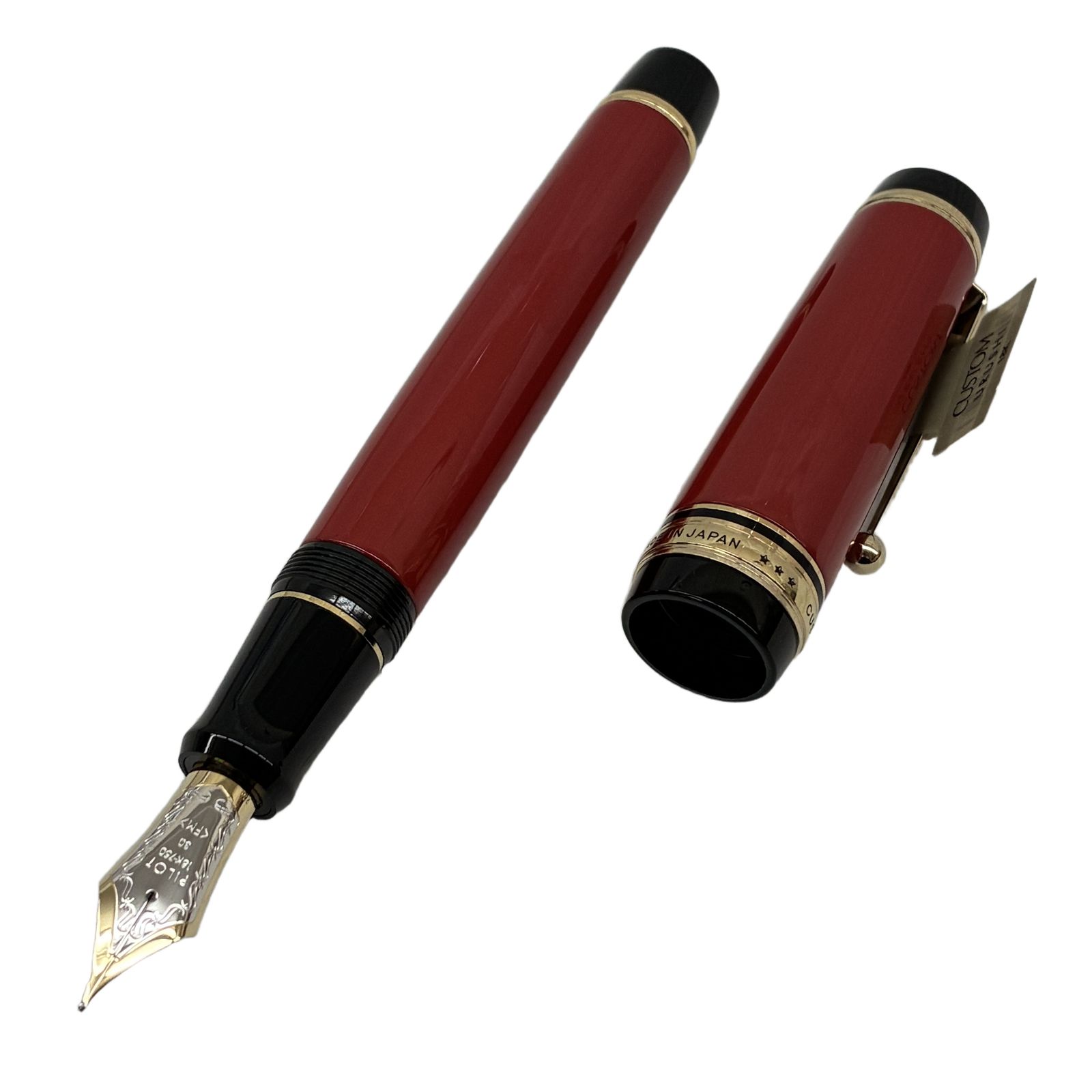 PILOT FKV-88SR-R-FM 万年筆 漆仕上げ 中細字 レッド パイロット 未使用 C11534598 80,190円