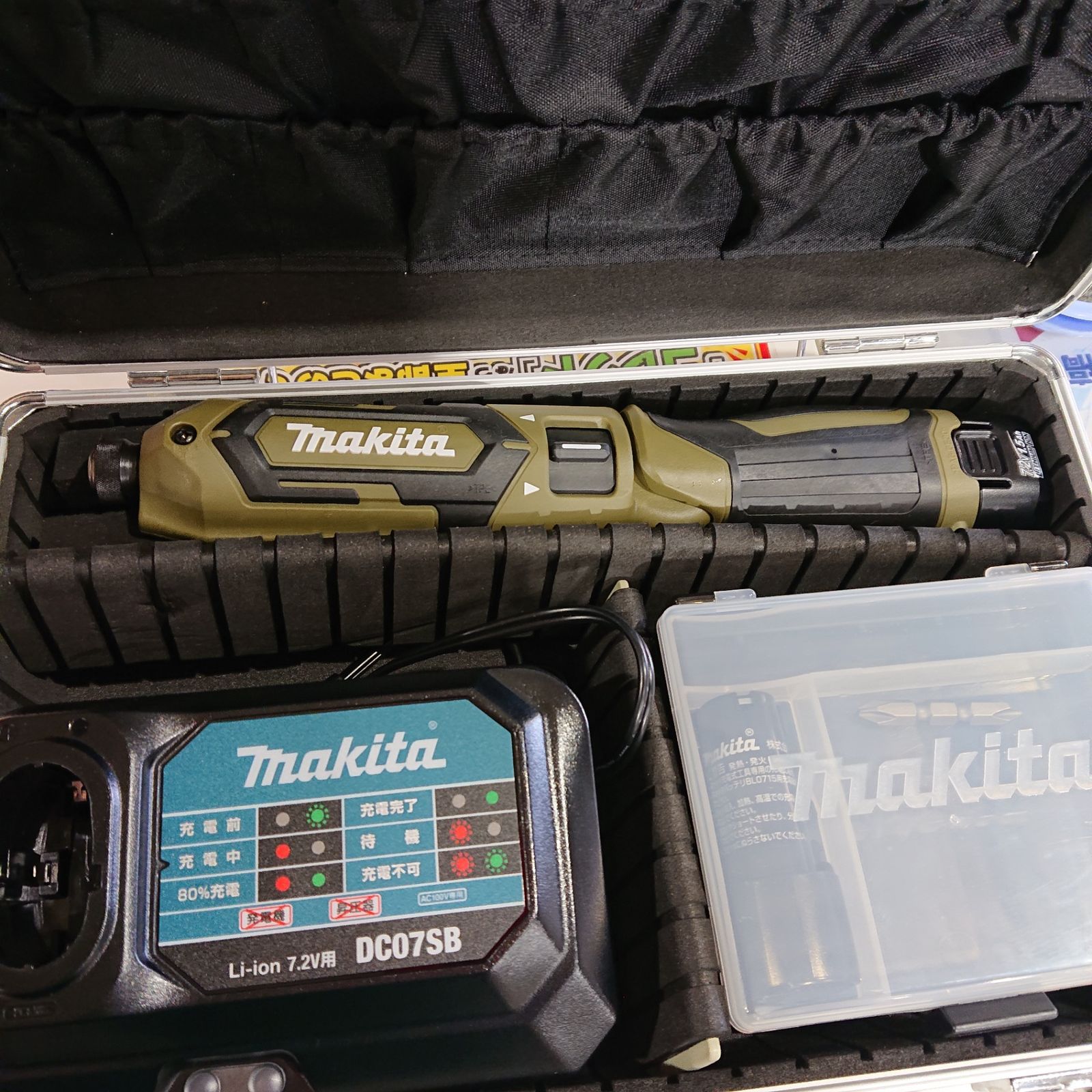 MAKITA マキタ 充電式ペンインパクトドライバ TD022DSHXO オリーブ 7.2V