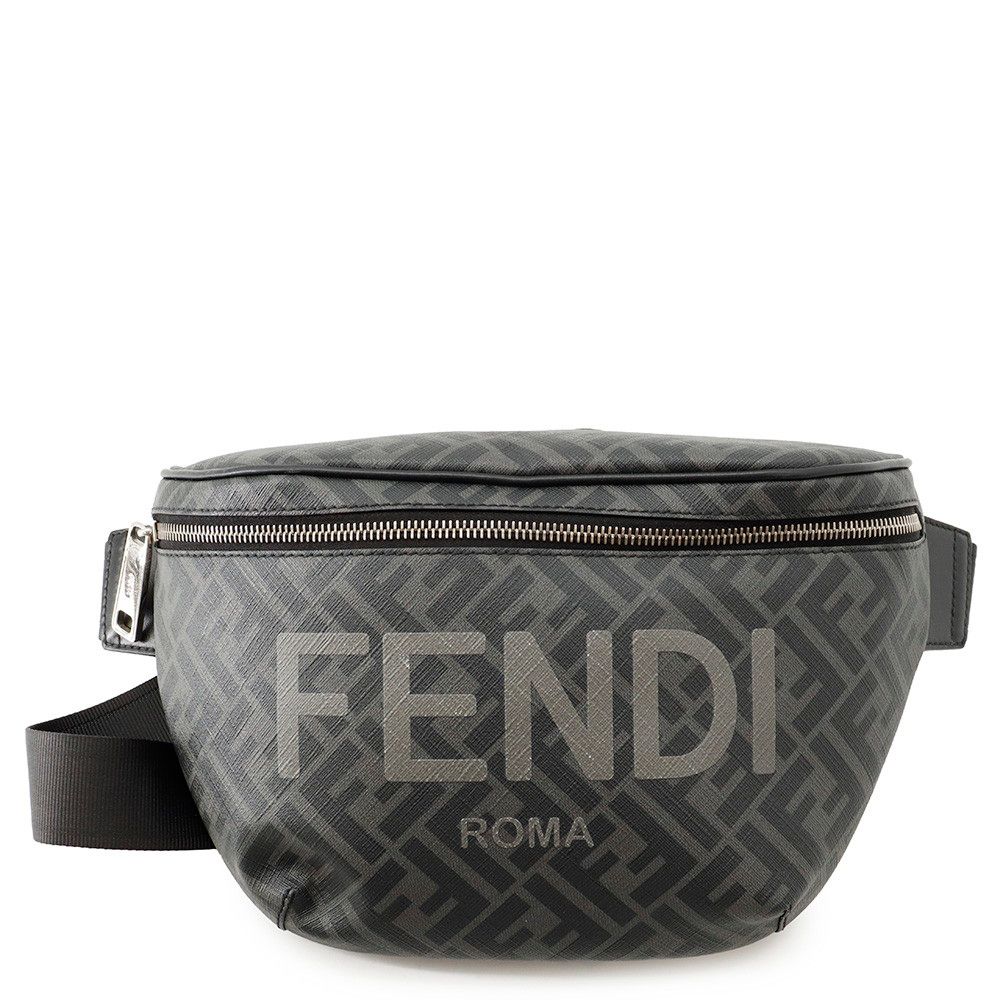 フェンディ ボディバッグ ロゴ ズッカ柄 PVC 7VA562 FENDI バッグ ベルトバッグ ウエストポーチ