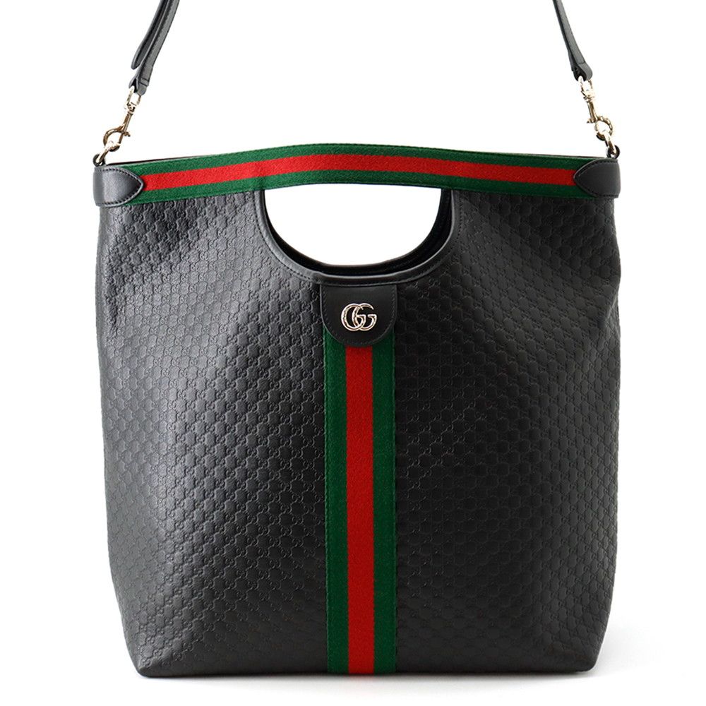 グッチ トートバッグ オフィディア GGエンボス レザー 865452 GUCCI ウェブ 日本限定 黒