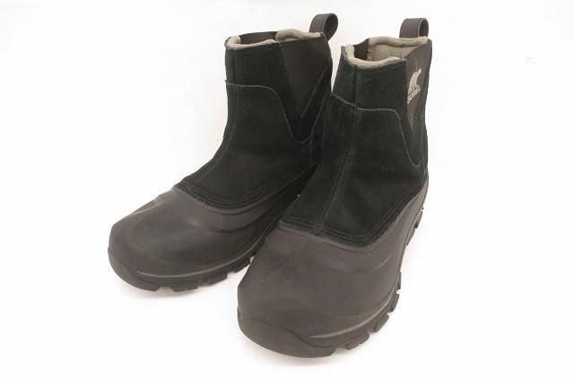 良品 ソレル SOREL NM2738-010 バクストンプルオン スノーブーツ 26cm ブラック 黒 メンズ 8,395円