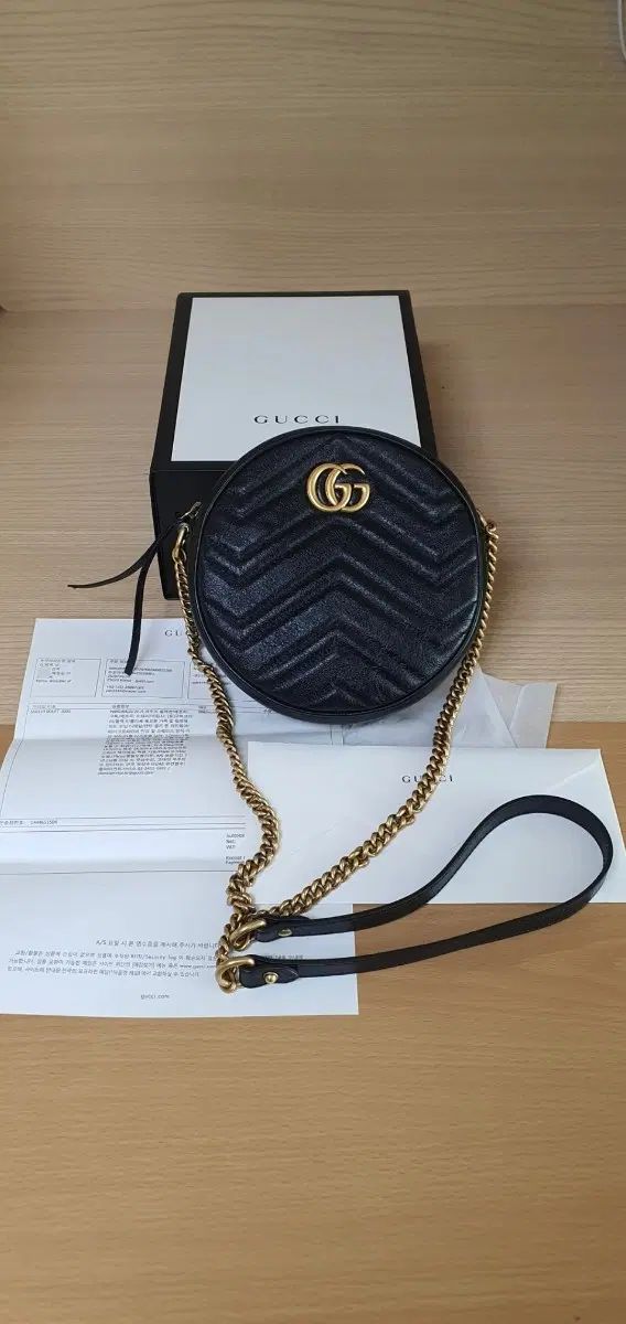 グッチ マーモント クロスバッグ/タンバリンバッグ 正規品 S級 (レシートO) 77,950円