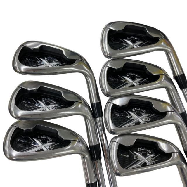 【中古】 キャロウェイ X・20 TOUR 8S アイアンセット IR リシャフト (フレックスその他) メンズ 男性用 右利き 右用 Cランク ゴルフクラブ