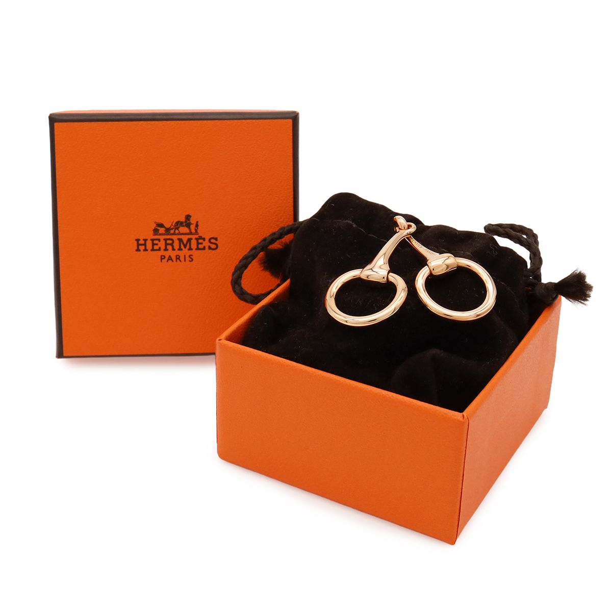 HERMES エルメス ミニ モール スカーフリング ツイリー スカーフ留め