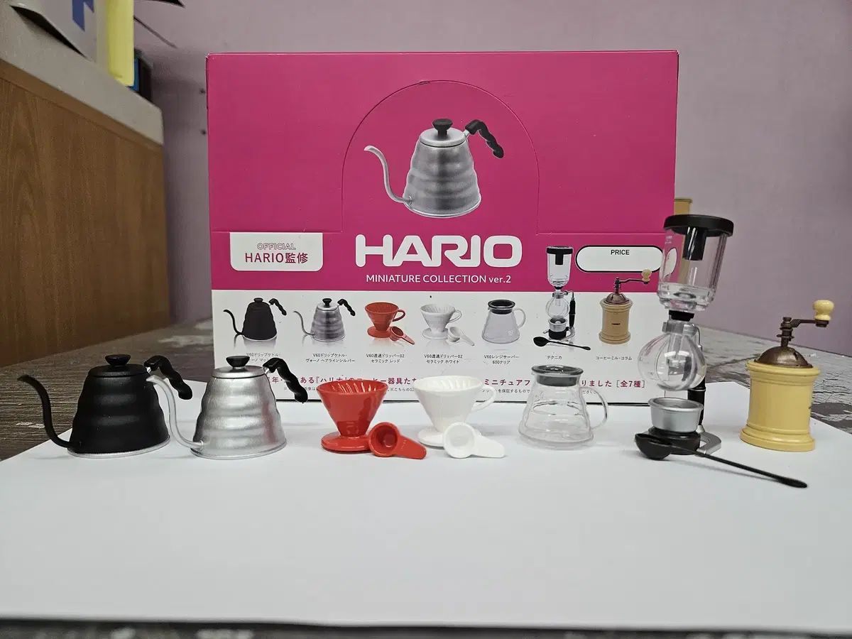正規品/フルセット 龍宮寺 堅 エル エルファン ト下 ハリオ ミニチュア コレクション 2版 全7種 フルセット 未開封品 出品