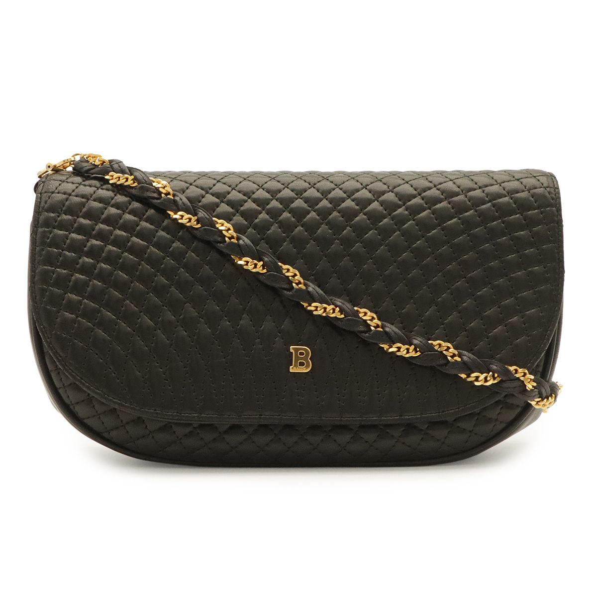 BALLY バリー キルティング チェーンショルダー ショルダーバッグ 