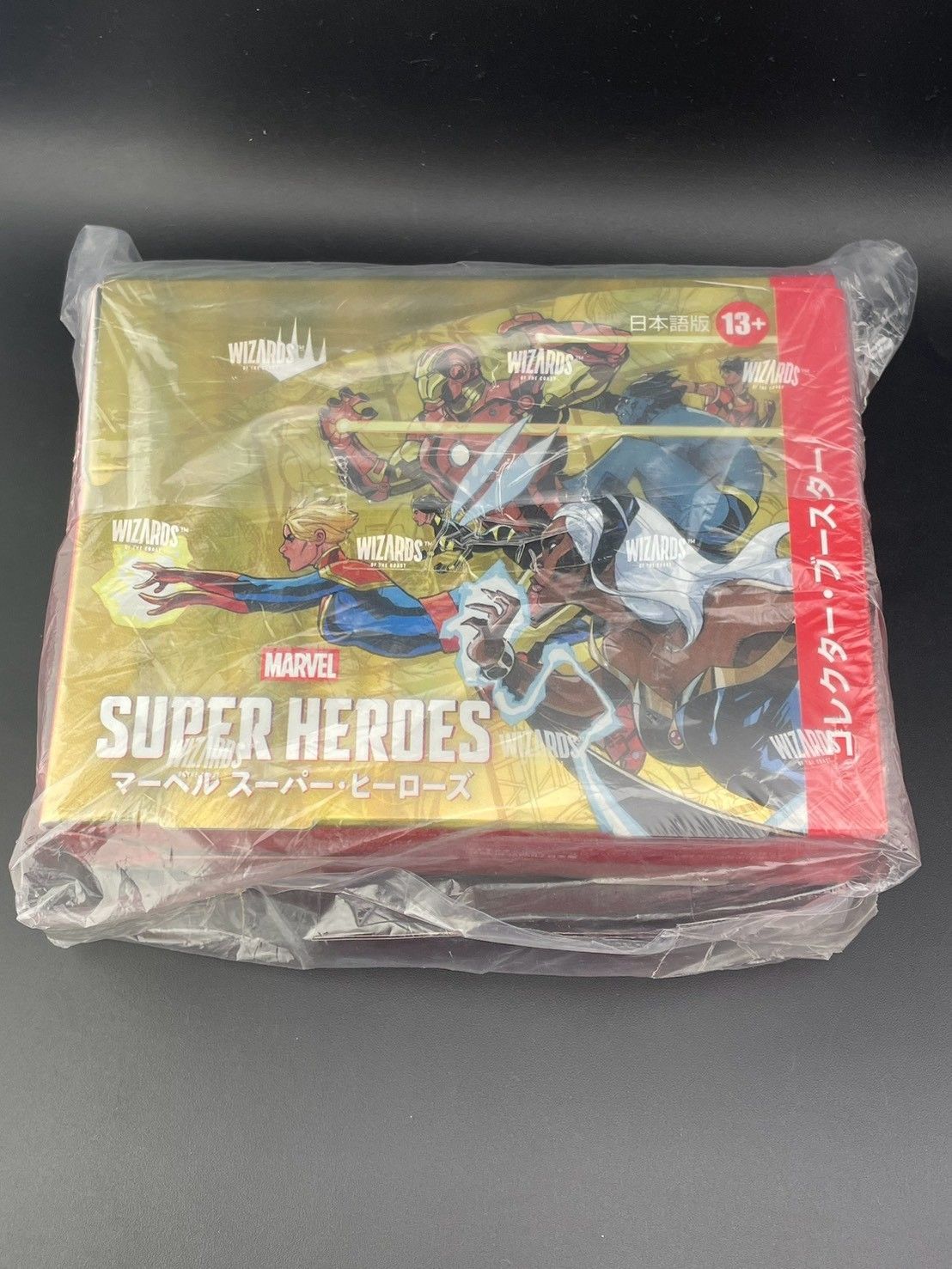 【未開封品】 マジック・ザ・ギャザリング　マーベルスーパー・ヒローズコレクターブースターBOX 12パック日本語特典付き