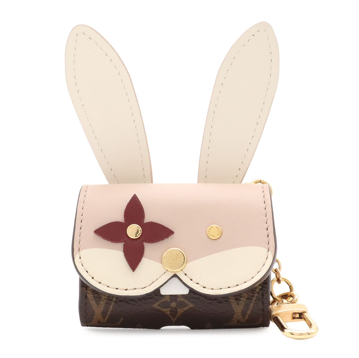 LOUIS VUITTON ルイ ヴィトン モノグラム エテュイ イヤホン イヤフォンケース AirPods エアーポッズ ポーチ 小物入れ ウサギ ラビット GI0863 32,370円