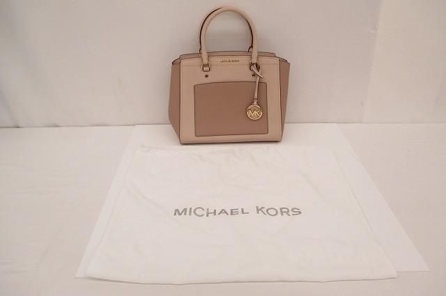 良品 マイケルコース MICHAEL KORS ハンド ショルダーバッグ 30F9GP9S3T ピンク レディース