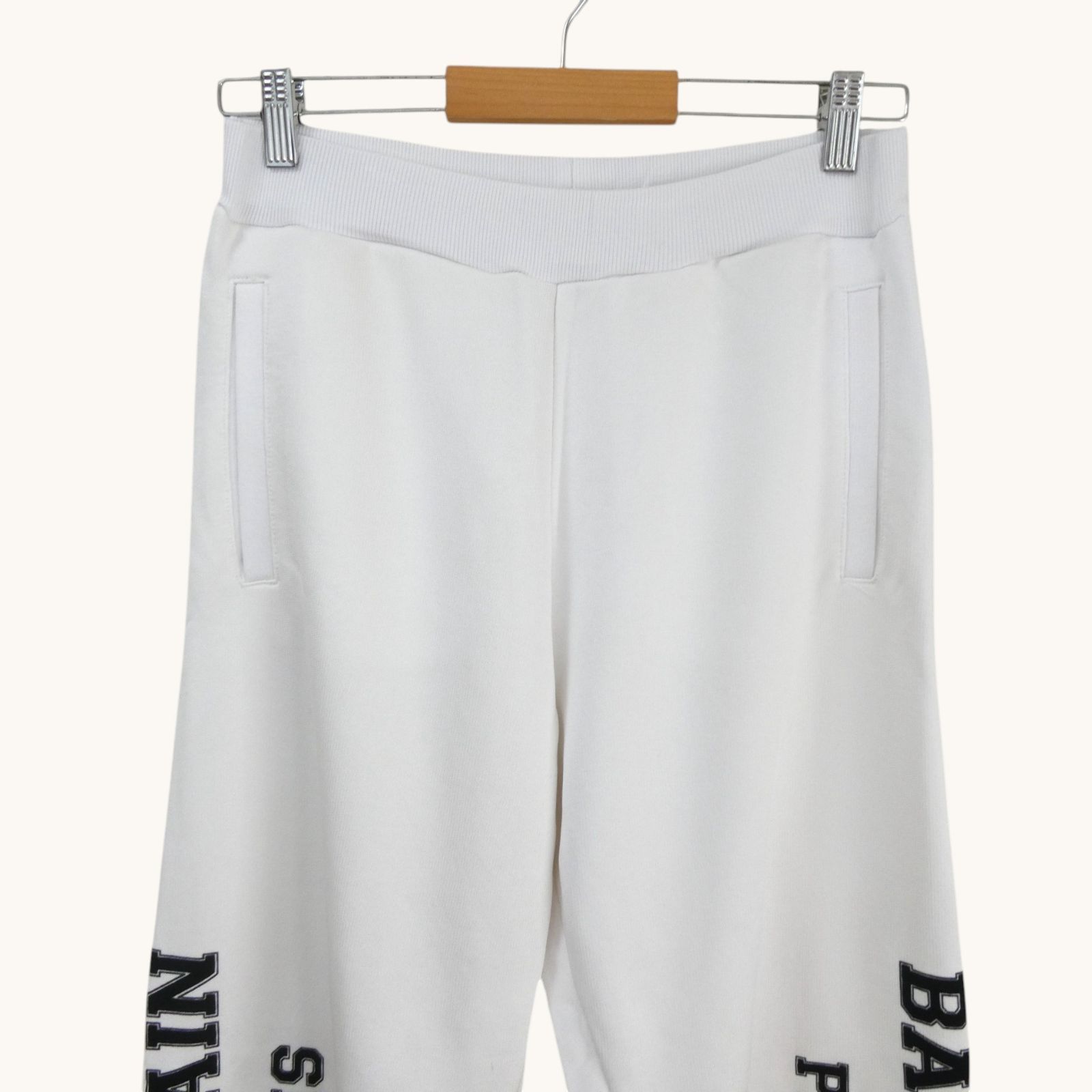 BALMAIN バルマン スウェットパンツ ジョガーパンツ サマーニット 裾 
