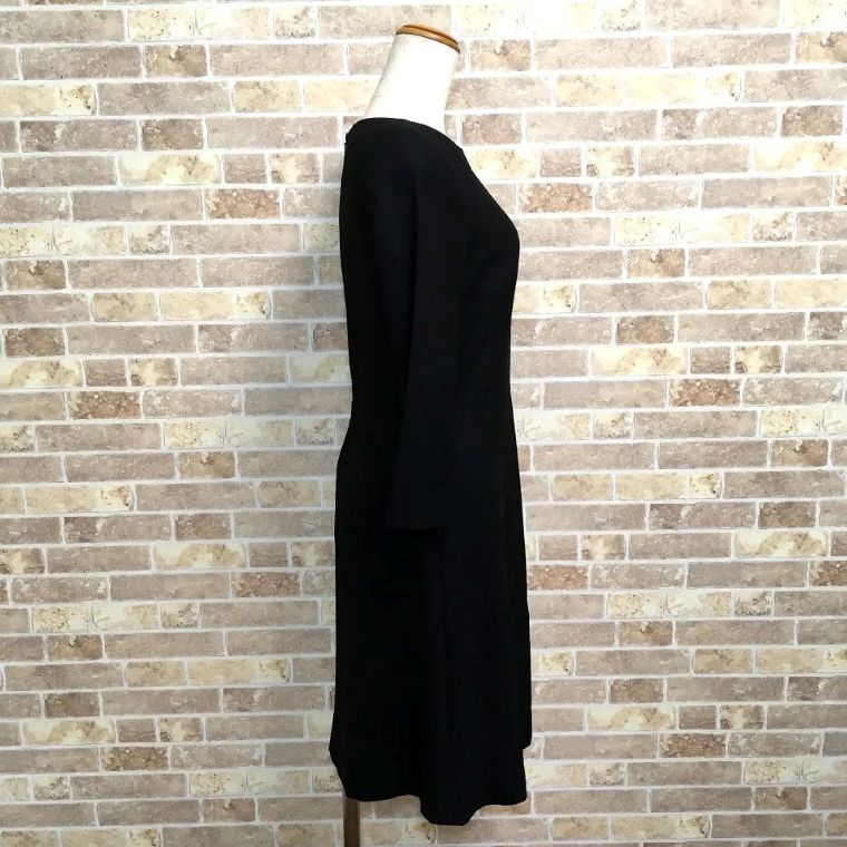 未使用品 Theory ワンピース 2 M ブラック 七分袖 タグ付き 礼服 フォーマル 434
