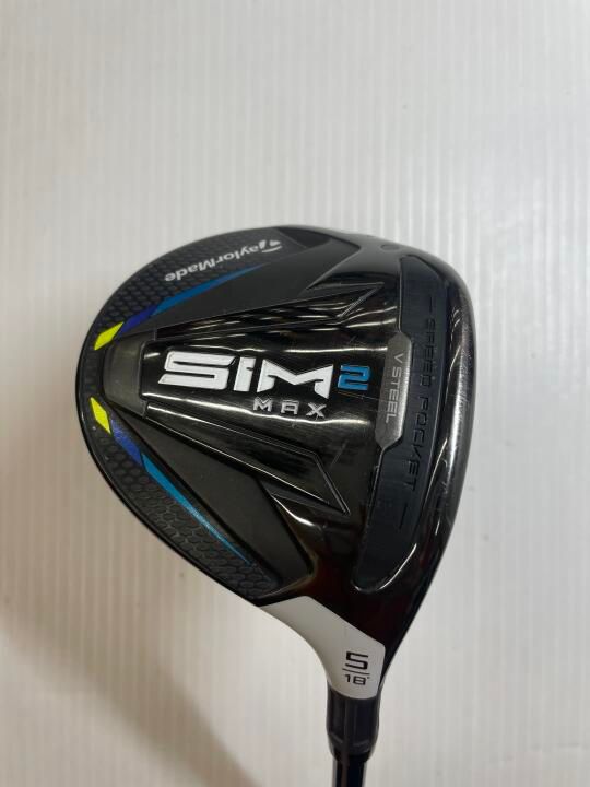テーラーメイド　SIM2 MAX　18度　TENSEI BLUE TM50(SIM2)　Rフレックス　フェアウェイウッド　中古【最短即日発送】