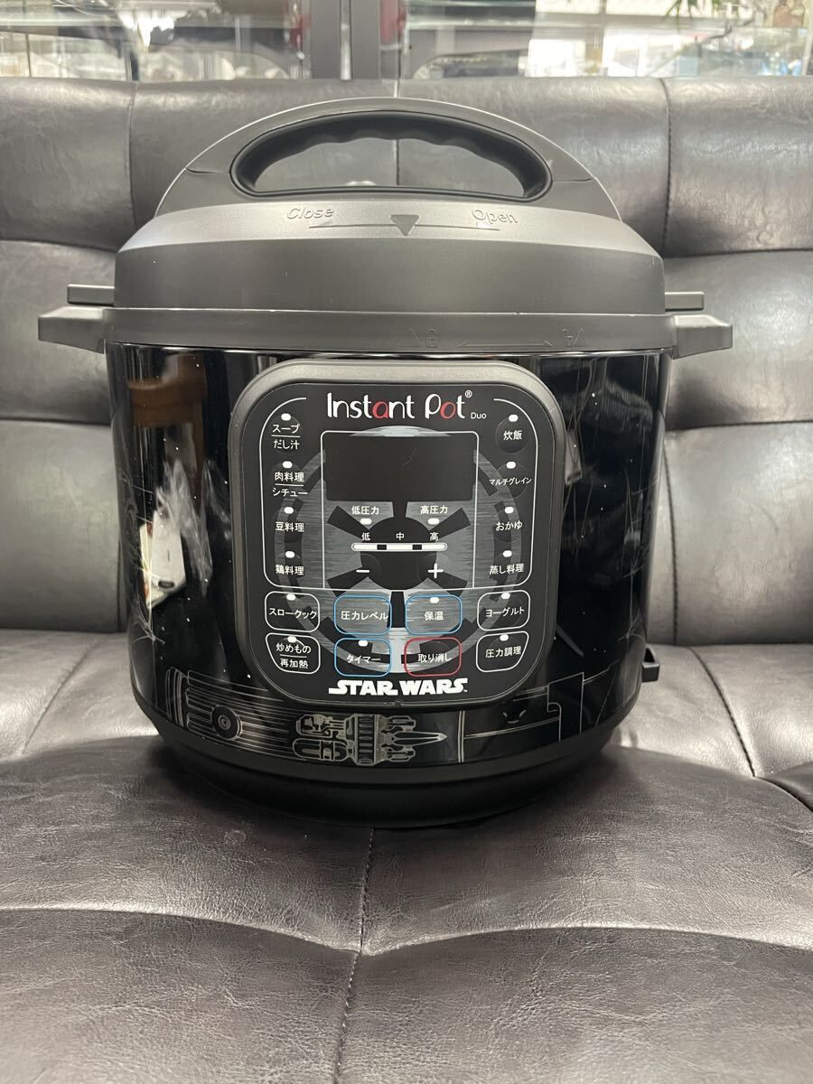TQ161●INSTANT POT：通電確認済み 家庭用電気圧力鍋 圧力がま Duo60 Darth Vader マルチ圧力鍋 スターウォーズ 5.7L 定価￥24800-