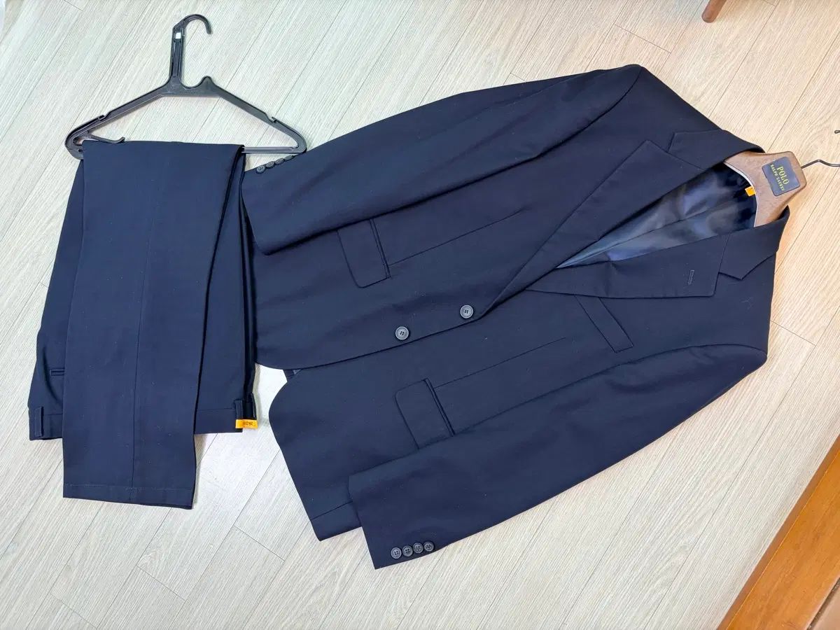 젠 秋冬 スーツ ダークネイビー 100/32 1回着用 ドライ完了 6,031円