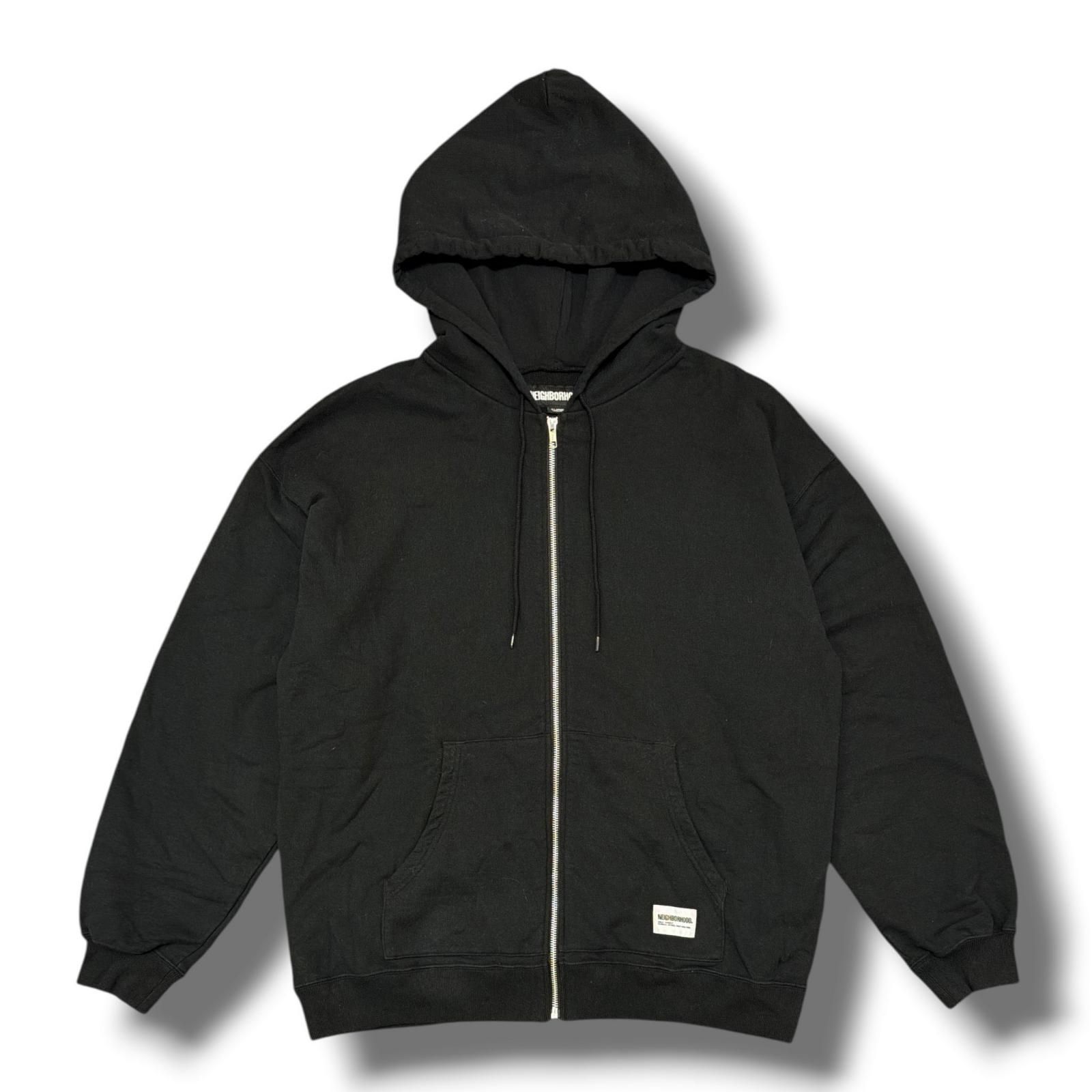 参考上代28600円 NEIGHBORHOOD 24AW CLASSIC SWEAT ZIP HOODIE クラシックスウェットジップフーディー パーカー ネイバーフッド 242FPNH-CSM05 ブラック XL （19272M） 18,352円